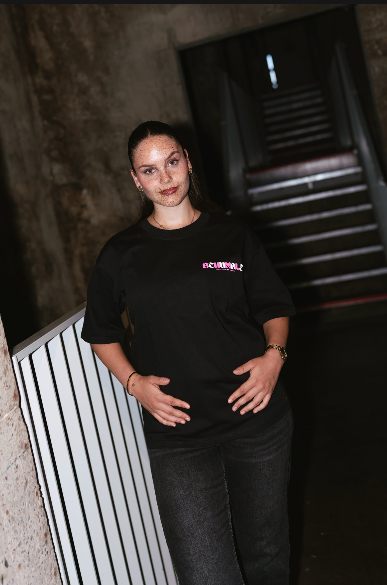 Rise High T-Shirt Black
