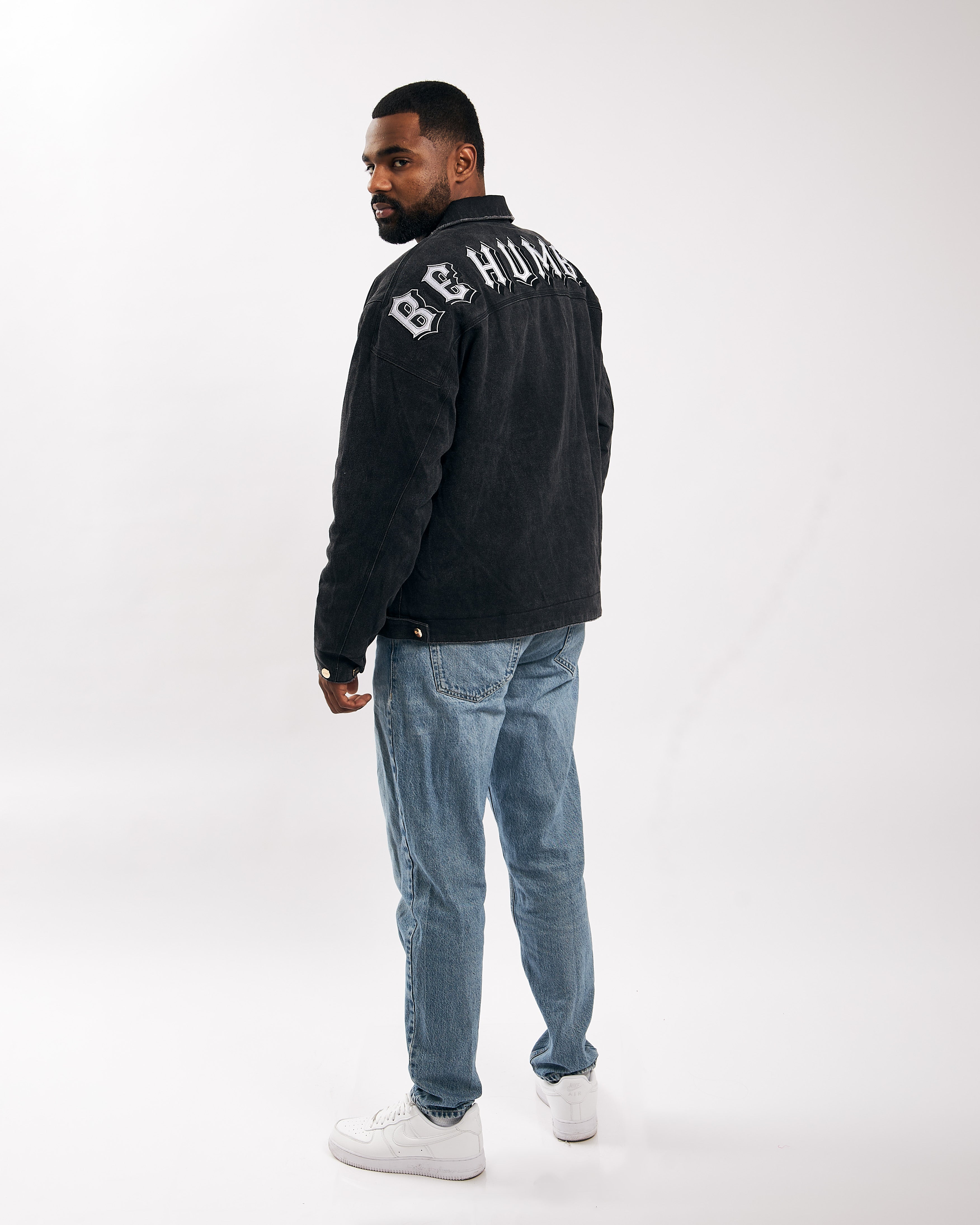 Washed Vintage Jacket Black