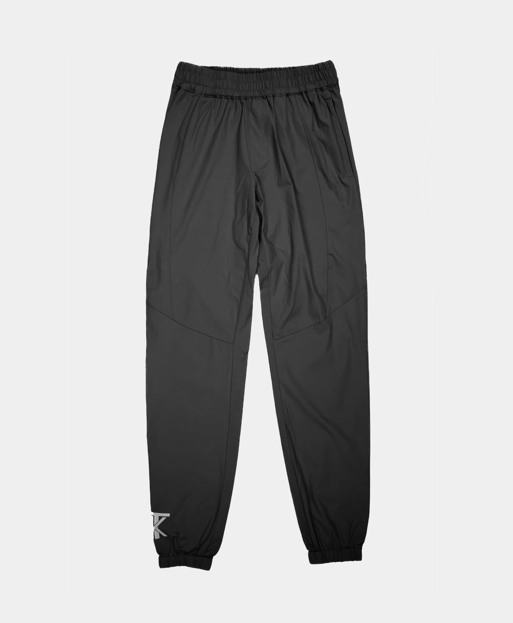 Sport Windbreaker Nylon Trackpants Black
