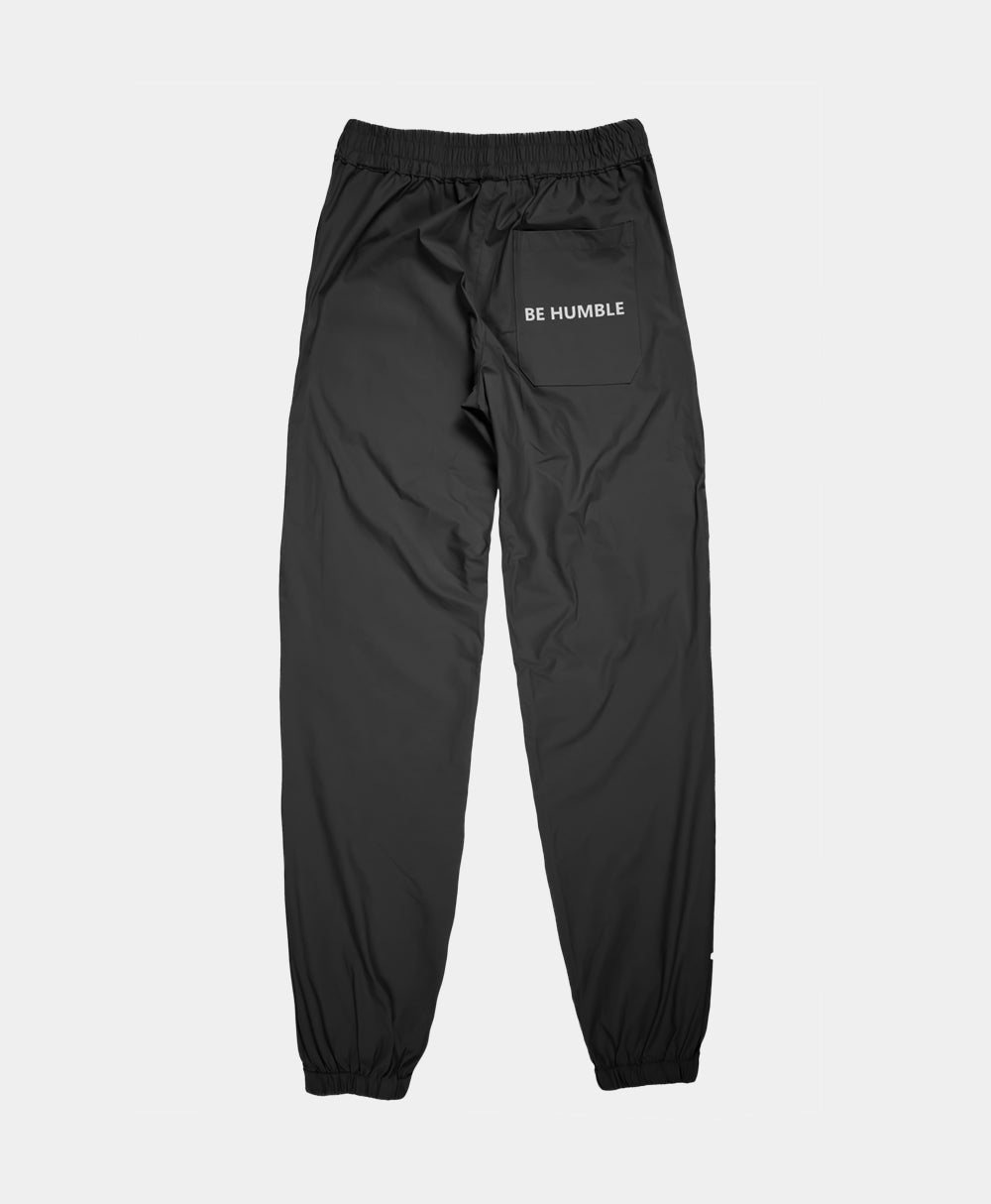 Sport Windbreaker Nylon Trackpants Black