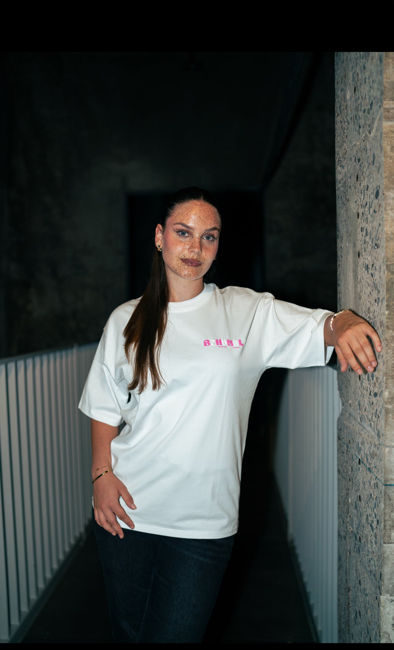 Rise High T-Shirt White