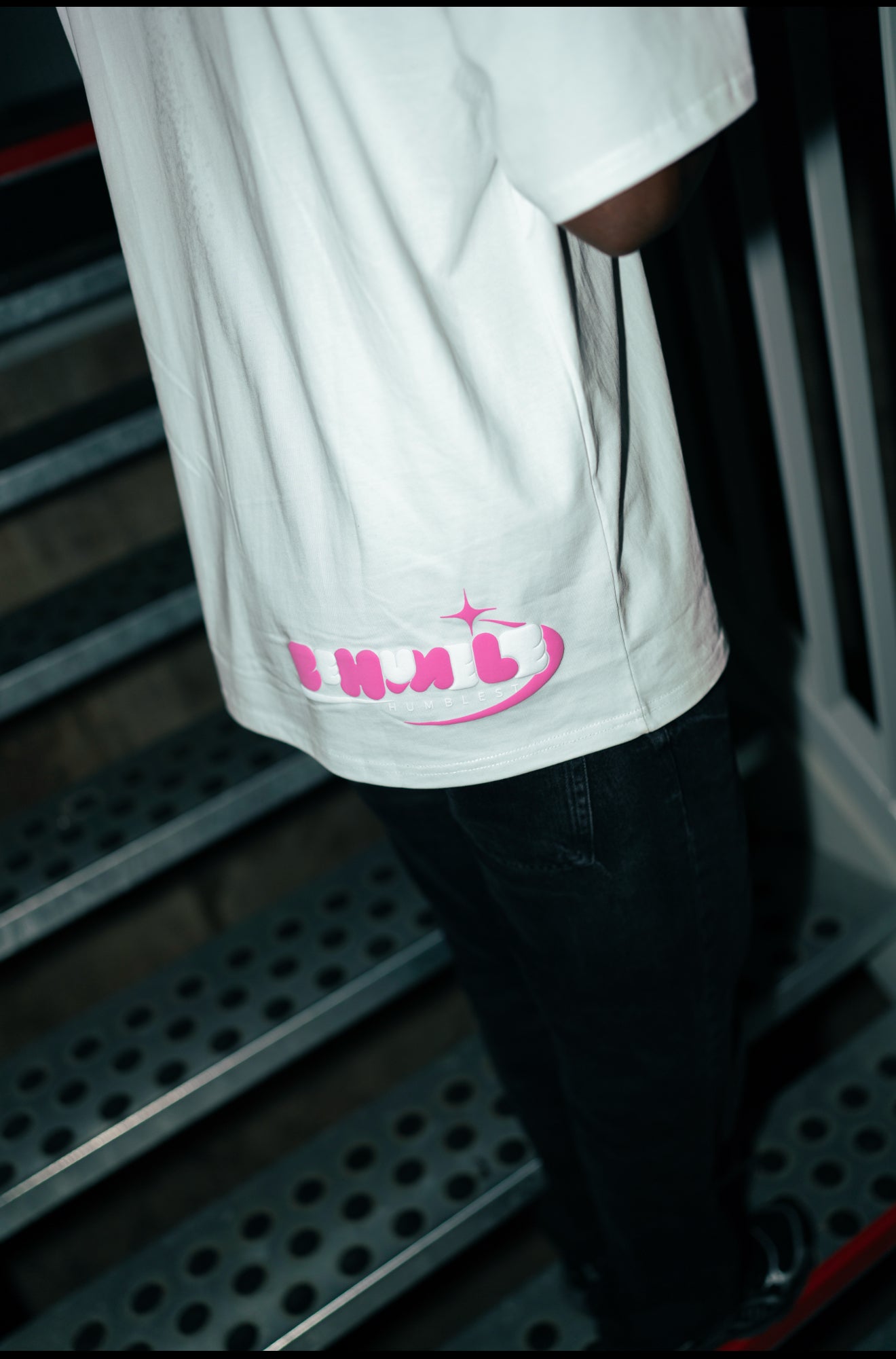 Rise High T-Shirt White