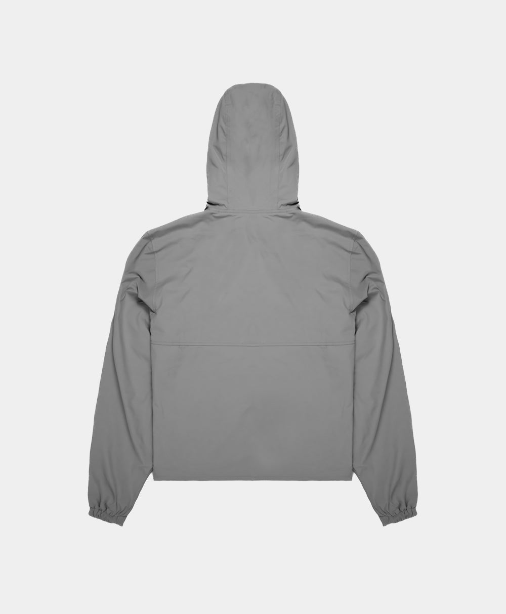 Sport Windbreaker Nylon Jacket Grey