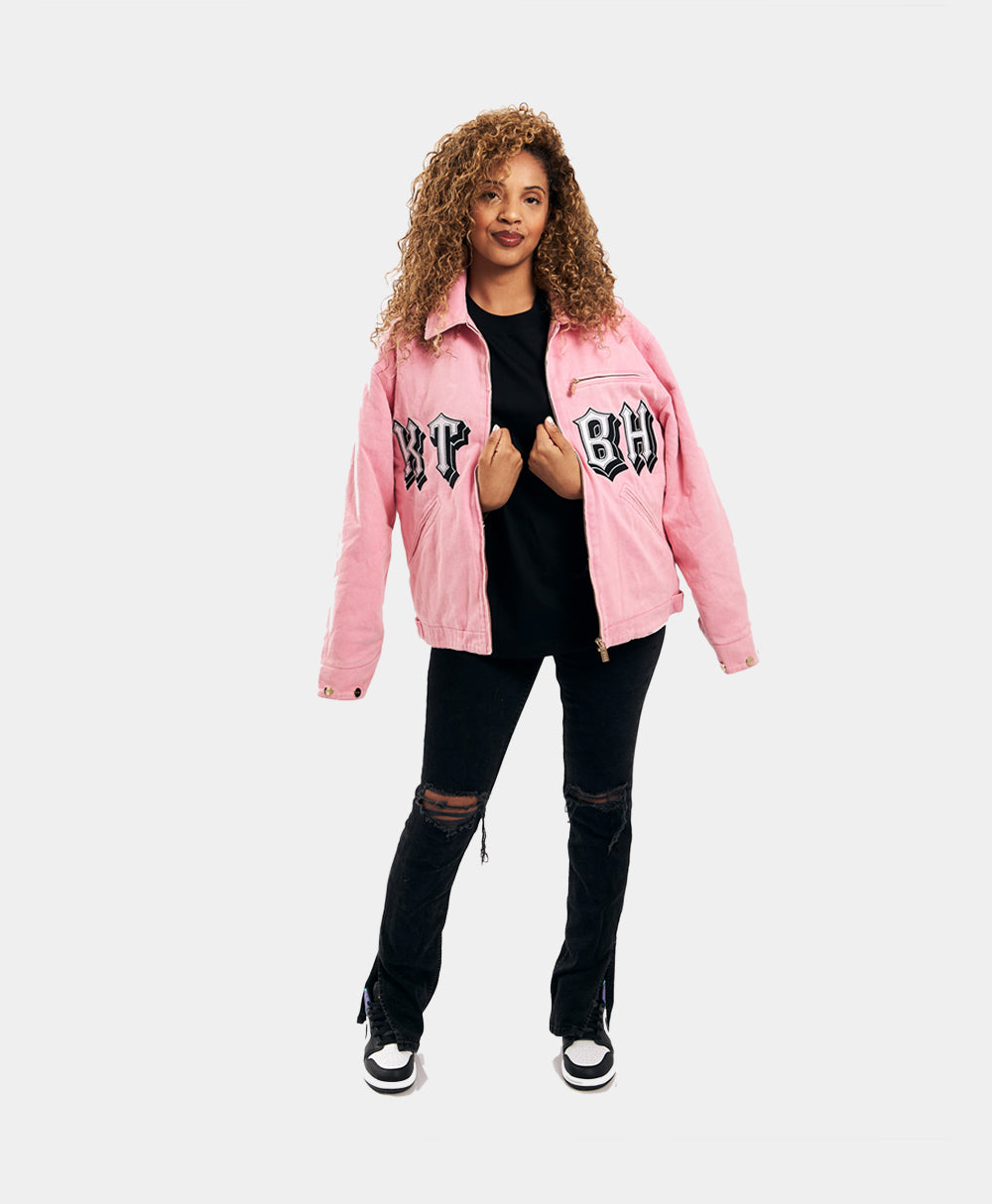 Washed Vintage Jacket Pink