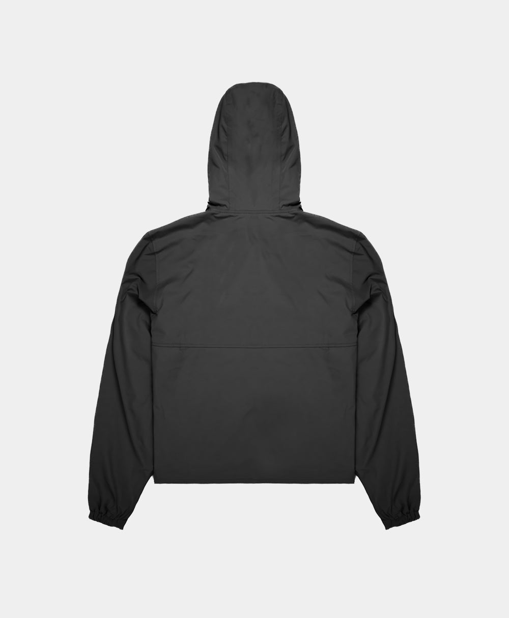 Sport Windbreaker Nylon Jacket Black