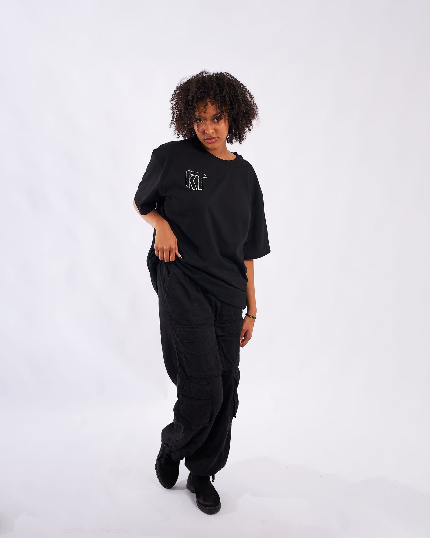 Embroidered classic Black shirt - KTbehumble 