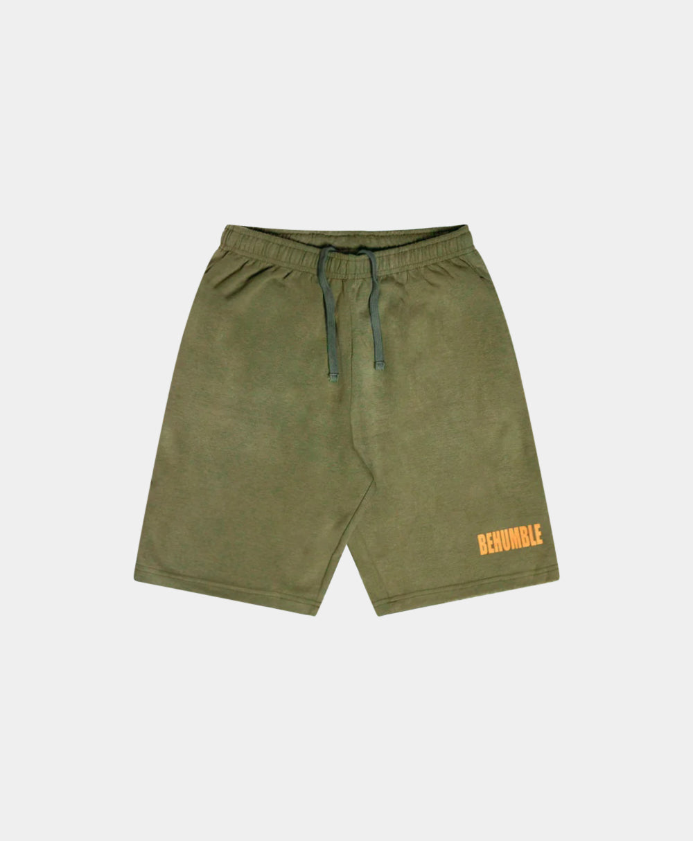 Washed Movement Short Olive Green Front