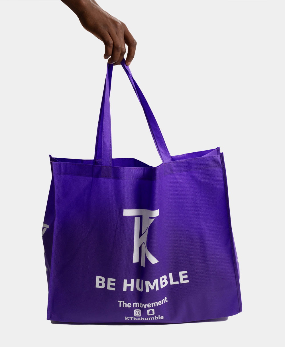 Shopping Bag Purple Front