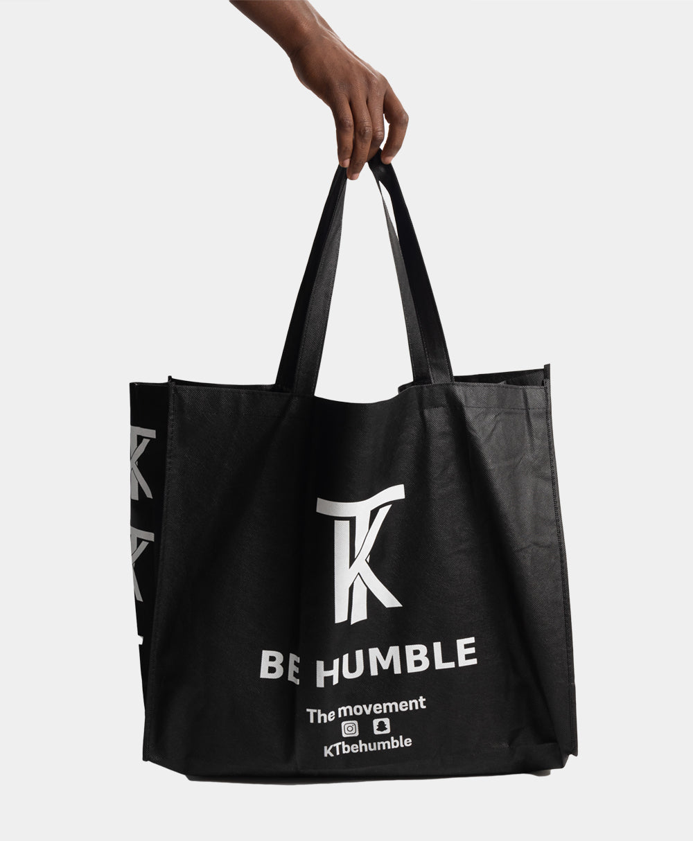 Shopping Bag Black Front