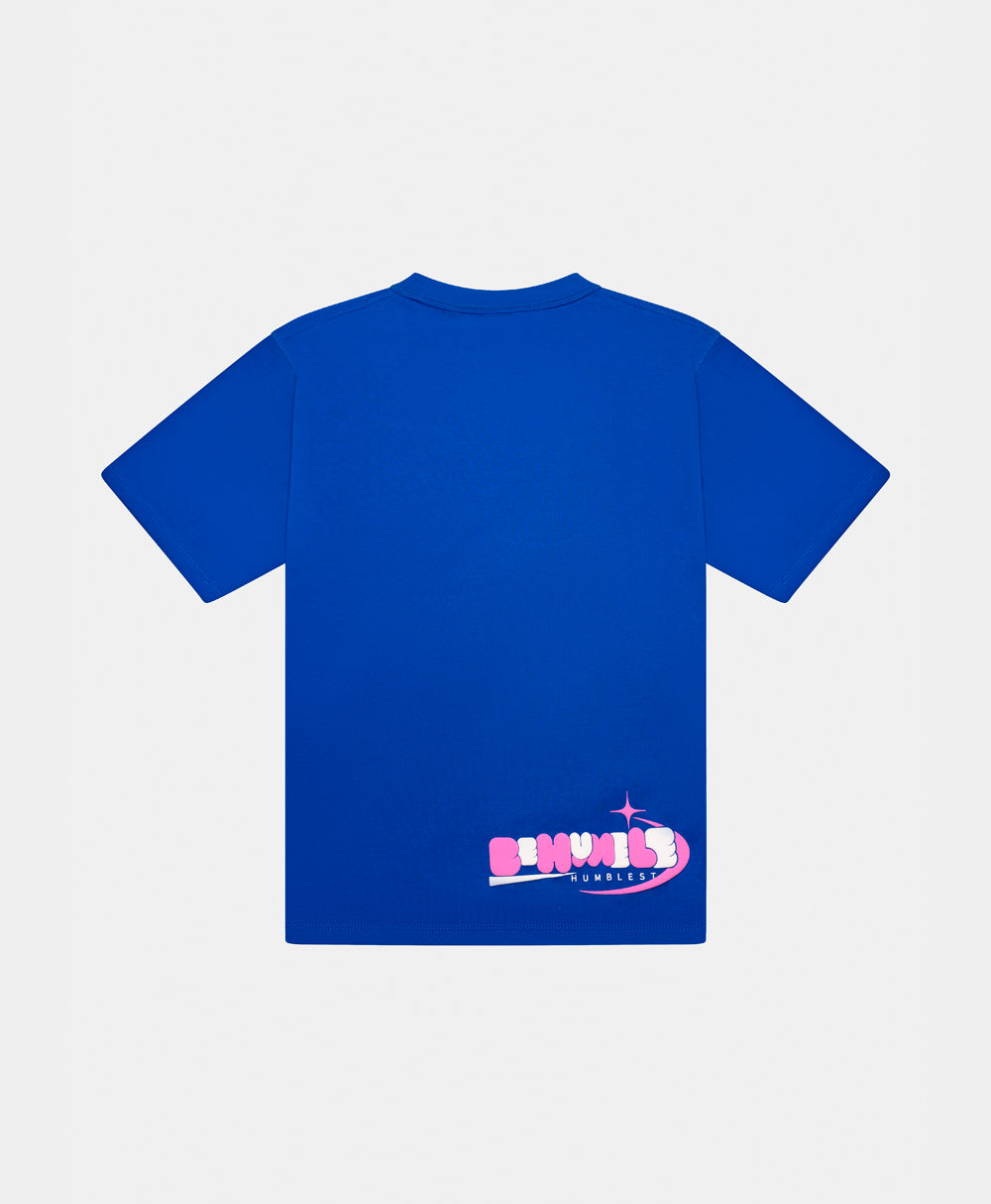 Rise High T-Shirt Blue