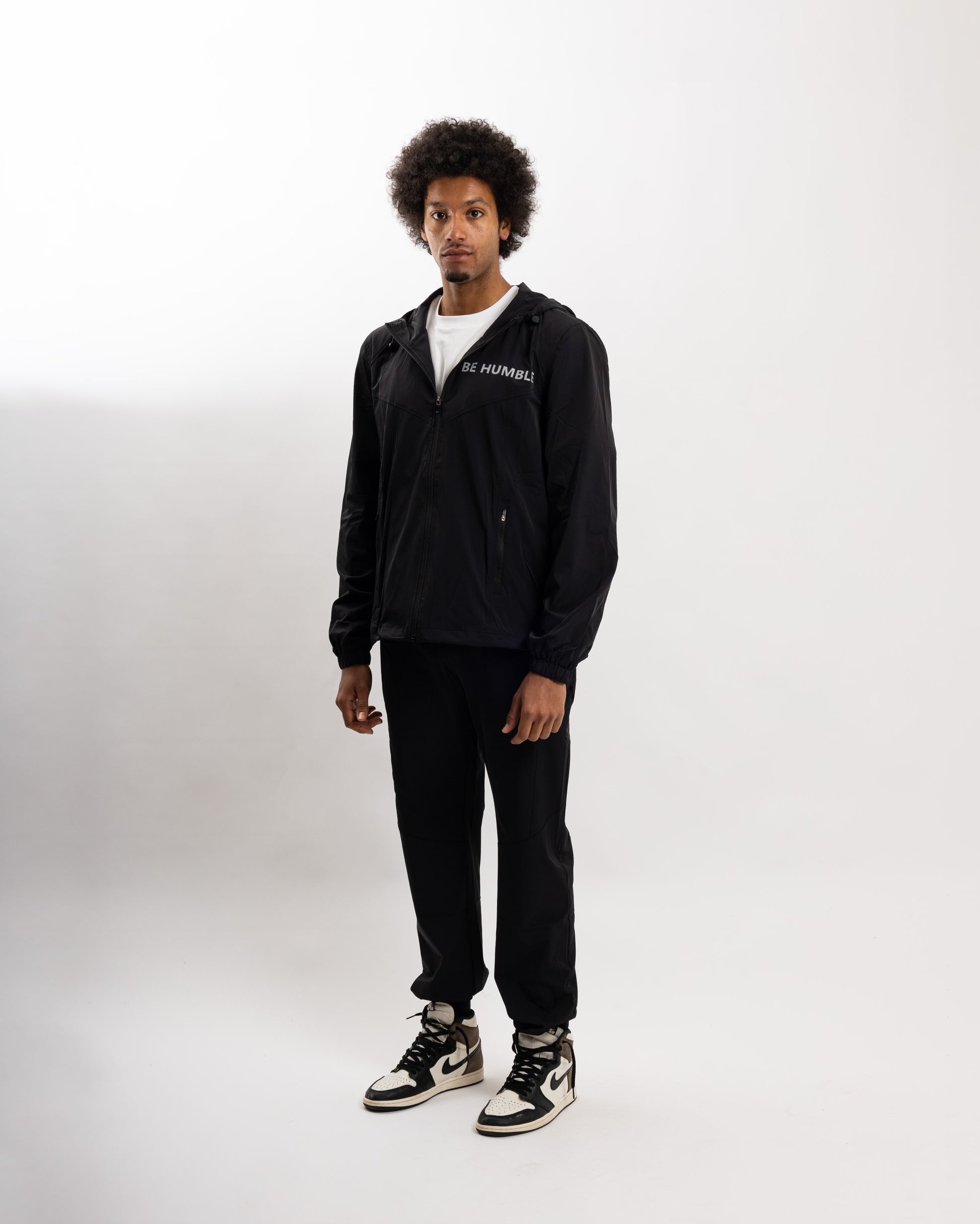 Windbreaker Tracksuit Black - KTbehumble 