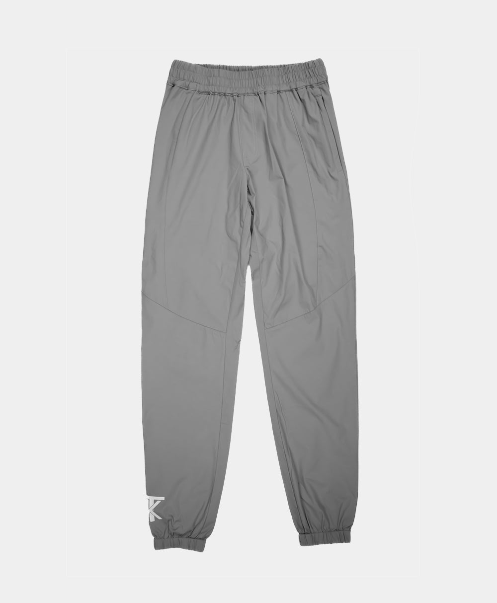 Sport Windbreaker Nylon Trackpants Grey Front