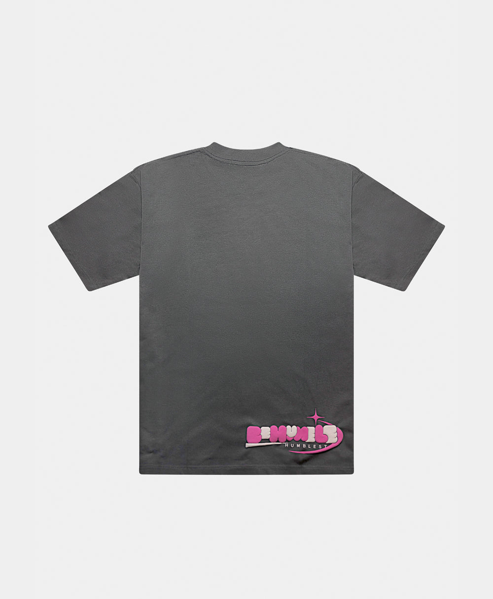 Rise High T-Shirt Grey