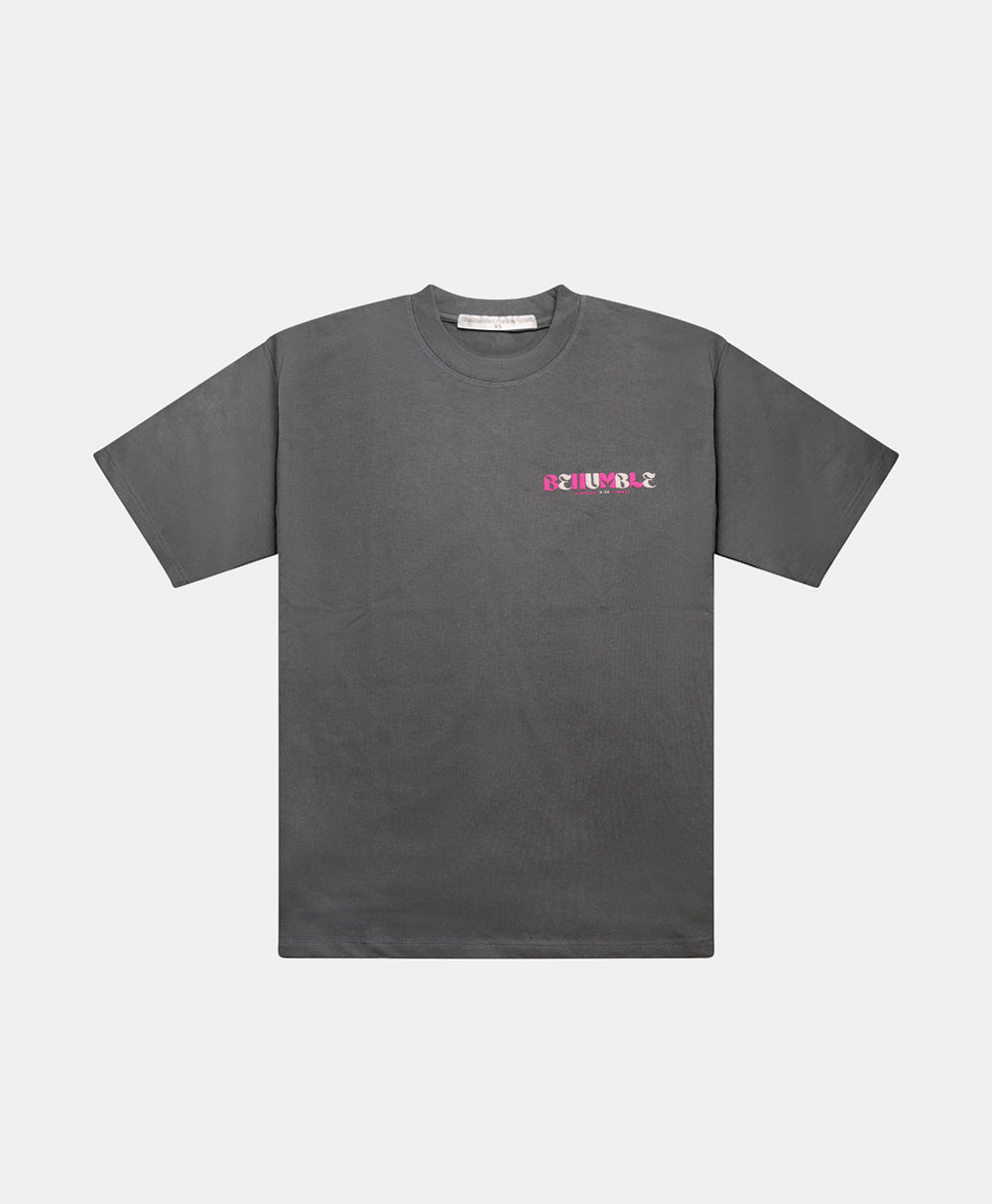 Rise High T-Shirt Grey Front