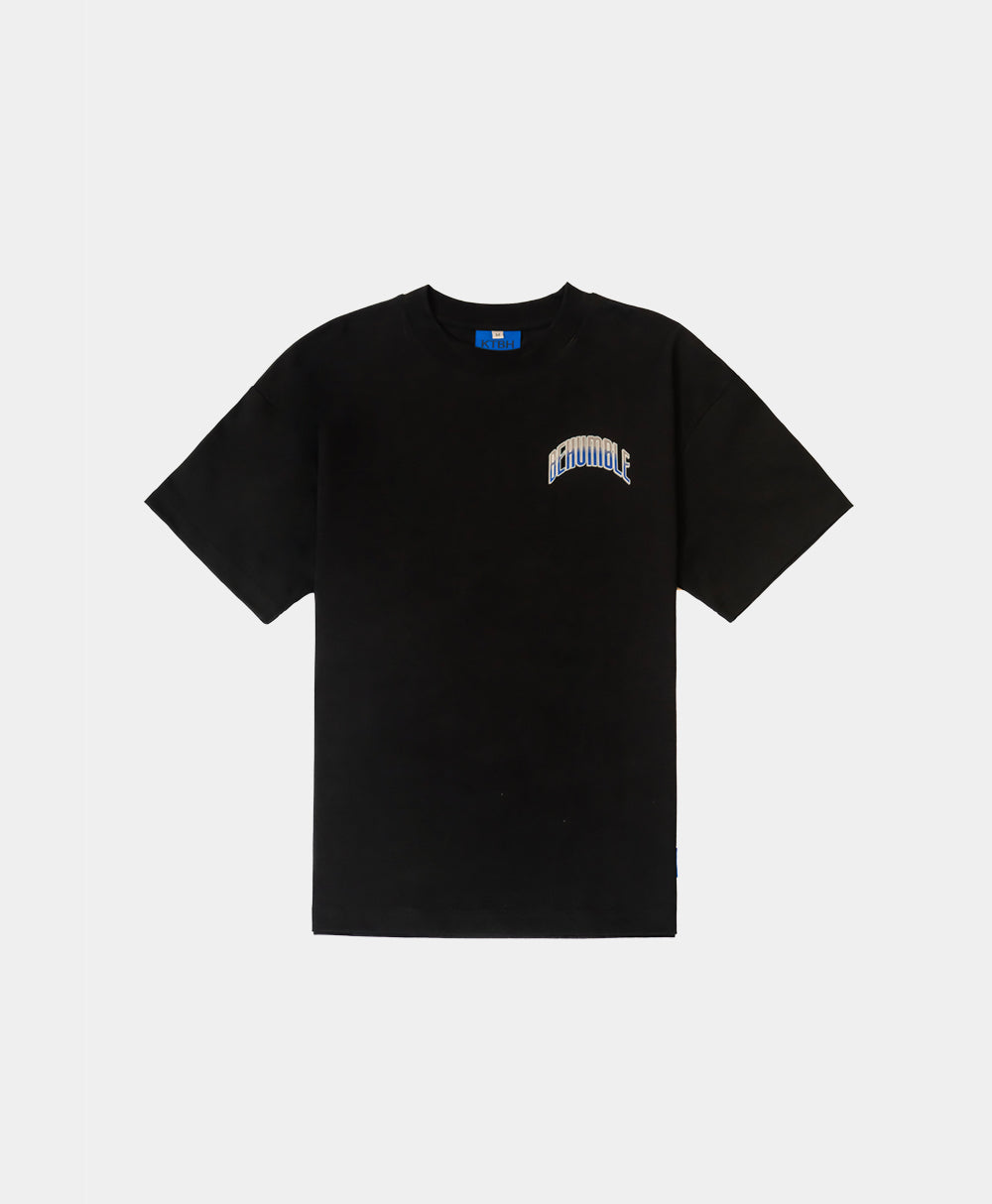 Rainbow T-Shirt Black Front