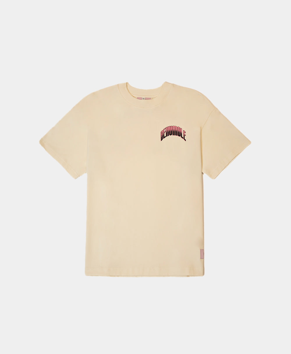Rainbow T-Shirt Creme Front