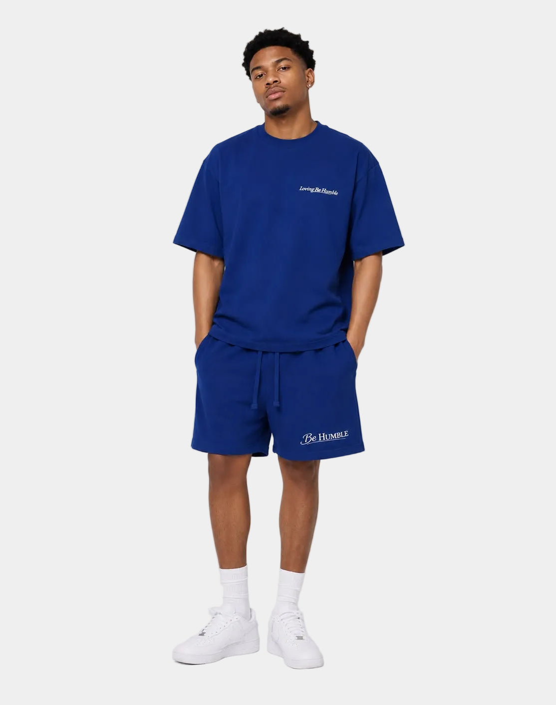 Loving Be Humble Short Navy Blue