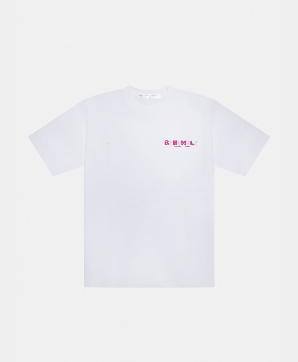 Rise High T-Shirt White Front